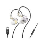 TRN MT1 Pro 2 Hi Fi In Ear Monitors Type C White